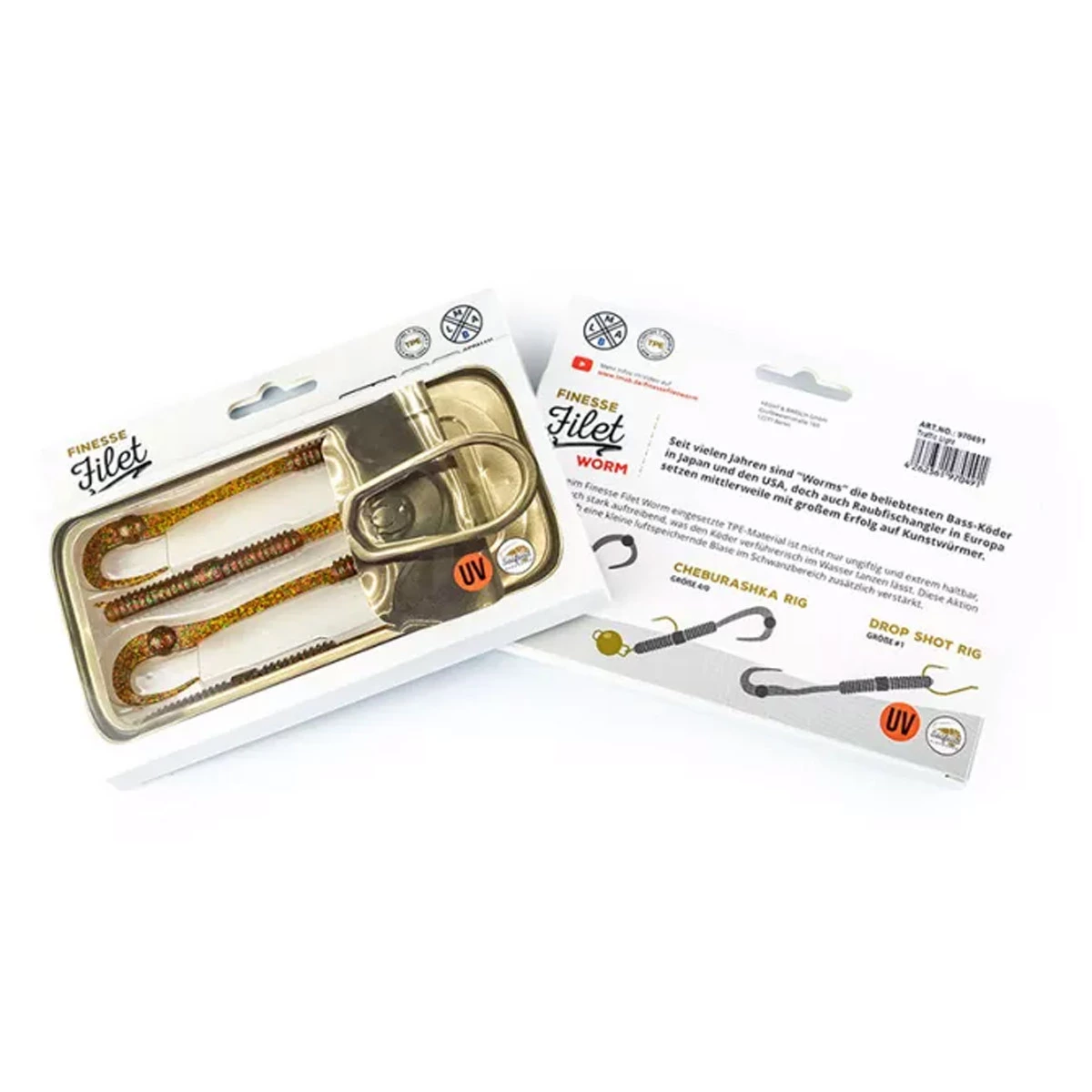 LMAB Finesse Filet TPE Worm 6 CM 6 LMAB Finesse Filet TPE Worm 6 CM - Afbeelding 4