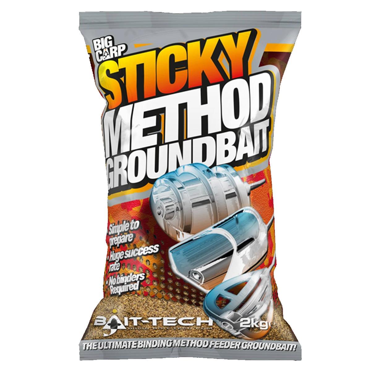 Bait-Tech Groundbait Sticky Method 2 KG 3 Bait-Tech Groundbait Sticky Method 2 KG