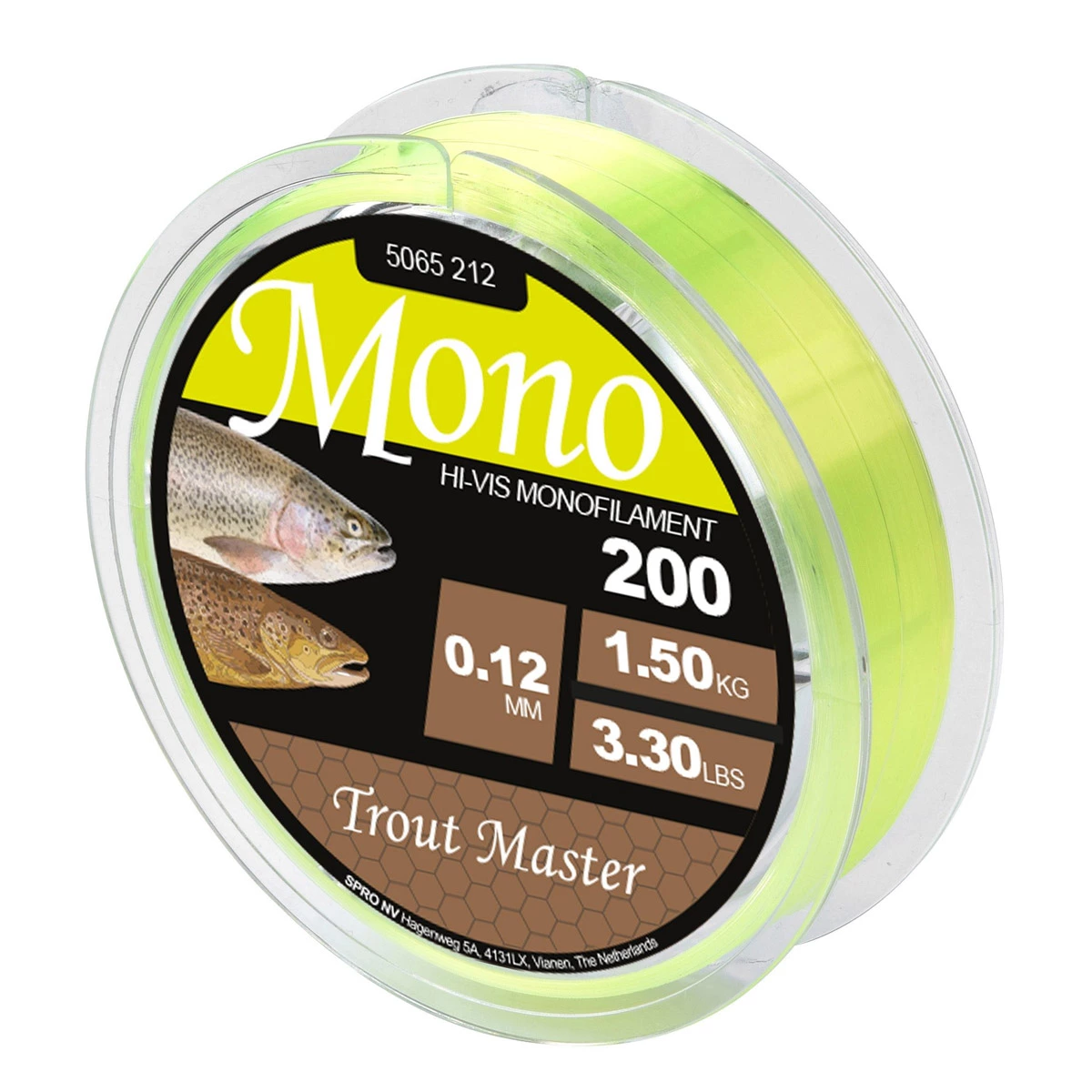 Spro Trout Master Hi-Vis Mono Chart 200 Meter 3 Spro Trout Master Hi-Vis Mono Chart 200 Meter