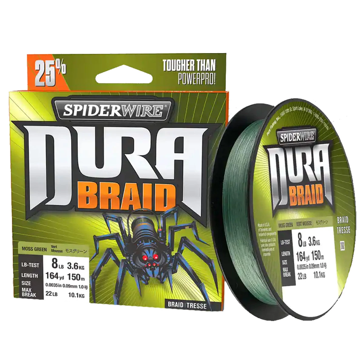 Spiderwire Durabraid Moss Green 275 M 3 Spiderwire Durabraid Moss Green 275 M