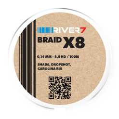 River7 X8 Braid -Roofvis groot warenhuis d34a03c0302c41218aedaa528387e40d