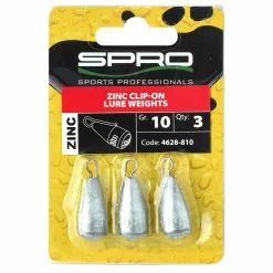 Spro Zinc Clip-On Lure Weights -Roofvis groot warenhuis f13f68f5b79b46f588741584c994aa6b
